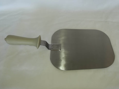 PIZZA SHOVEL S/STEEL PLASTIC HANDLE  SQUARE HEAD 420mm - cater-care